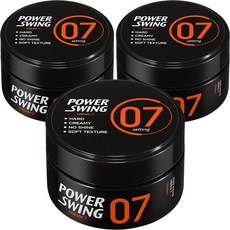미쟝센 파워스윙 크림 왁스 7, 80g, 3개