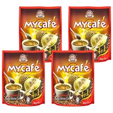 COFFEE TREE 咖啡樹 檳城白咖啡 四合一 榴槤風味 600g, 40g, 15包, 4袋