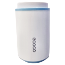 ecoco 意可可 無痕牙刷架 磁吸式漱口杯, 藍色, 1個