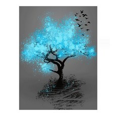 Daysoi 神秘幻想 DIY 珠寶十字繡套裝 20 x 30 cm, 01 樹, 1組