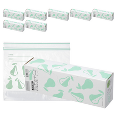 니토리 더블 지퍼백 그린 페어, 중(M), 24개, 8세트