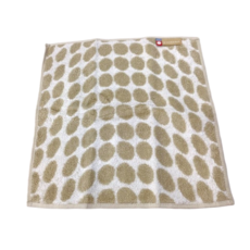 Imabari towel 今治毛巾 ORIM 水玉今治認證方巾 100%棉 28 x 28 公分, 米色, 1條