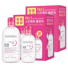 바이오더마 센시비오 H2O 민감용 클렌징 워터 기획세트 500ml + 250ml, 2개