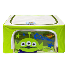 收納王妃 玩具總動員 牛津布收納箱 三眼怪, 青綠色, 1個