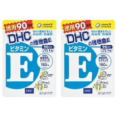 DHC 台灣公司貨 維他命E 90日份, 90顆, 30.6g, 2包, 340mg