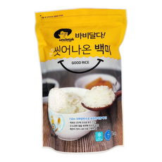 엉클탁 바비달다 씻어나온 백미, 상등급, 1kg, 1개