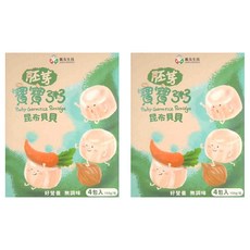 飯友 昆布貝貝胚芽寶寶粥，好營養 無調味，150g/包 x 4包入, 2盒