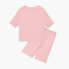 unifriend 兒童無痕剪裁涼感七分袖居家服套裝
