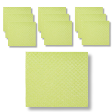 Yirang Yirang 纖維素瑞典抹布 蘋果綠, 10入, 1套