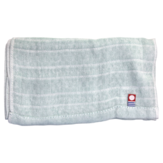 BIOAM 佰歐安 日本製 TOP今治純棉起泡沐浴巾, 淺綠色, 1個