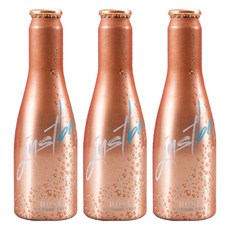 JustBe 無酒精粉紅玫瑰氣泡葡萄酒, 200ml, 3瓶
