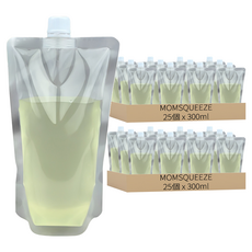 MOMSQUEEZE 吸嘴飲料袋, 18 x 12cm, 25個, 2組
