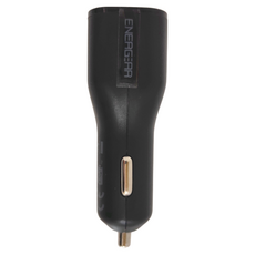 ENERGEAR 安杰爾 27W PD車用快充器 LED指示燈, 黑色