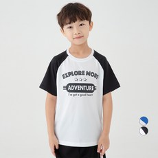 Lolly Tree 童款速乾文字印花插肩短袖T恤