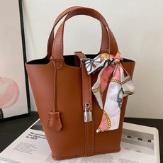 ARTJOY 我的托特水桶包 皮革工藝 DIY 套組, 1套, 棕色