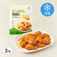 마니커에프앤지 핫스파이스윙골드 (냉동), 1kg, 3개