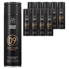 미쟝센 파워스윙 슈퍼 스트롱 스프레이 9, 200ml, 10개