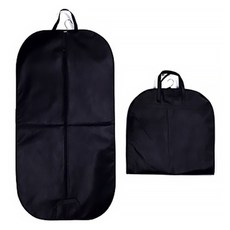 Pipi家居 旅行用西裝西服保護套 衣服防塵套 黑色, 2個, 1入