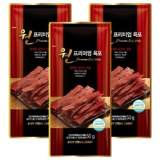 원프리미엄 육포, 50g, 3개