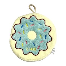 WARM HOUSE DECOR 暖&和家居 韓版可愛卡通擦手巾 W0367, 甜甜圈, 4條