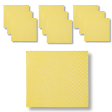 Yirang Yirang 纖維素瑞典抹布 黃色, 10入, 1套