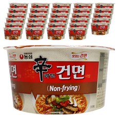 신라면 건면 사발 77g, 32개