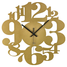 OPUS 東齊金工 歐式鐵藝指針式壁掛時鐘 鍍鋅鋼板, 古銅金