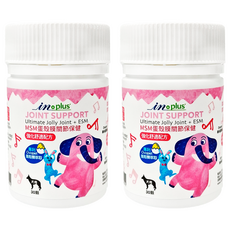 in plus 贏 MSM蛋殼膜 強化舒適配方 犬用, 關節保健, 30顆, 2罐