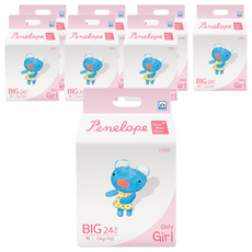 Penelope Thin Thin Thin加強版超薄褲型尿布 女童款, Big, 192片