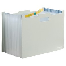 Beuneu VWY直立式文件整理箱 13格 A, 麻灰色