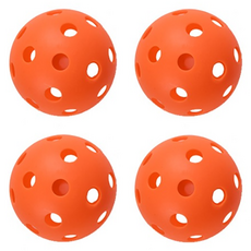 BAEGOT International Baegot Sports 迷你網球 迷你羽毛球 匹克球, 4個, 橘色