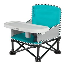 Summer Infant 攜帶式增高折疊餐椅, 藍色