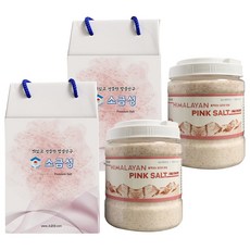saltcastle 喜馬拉雅粉紅鹽細顆粒, 2個, 2kg