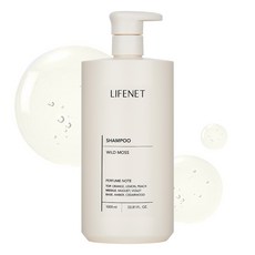 LIFENET 香氛洗髮精 野生苔蘚香, 1L, 1瓶