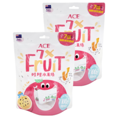 ACE 斑斑水果條 百香果+奇亞籽 90g*2包, 紐西蘭水果製成，無添加，寶寶健康零食首選, 2袋