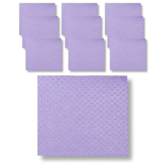 IrangIrang 纖維素瑞典抹布 紫色, 10入, 1套