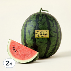 원두막 수박 골드, 6kg 이상, 2개