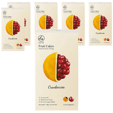 h&BAKE 水果塔 蔓越莓 天然水果內餡 無添加蔗糖 無食品改良劑, 160g, 6盒