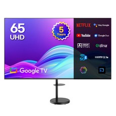 이노스 5년 무상AS 4K UHD 구글 ZERO EDITION TV + 대형 삼탠바이미 티비 스탠드 삼텐바이미 TV 거치대 FS-30 블랙 세트, 164cm(65인치), G65 ZERO EDITION, 벽걸이형, 방문설치