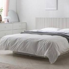 리바트 멜바 일면 확장형 침대 프레임 단품 방문설치, 웜 화이트