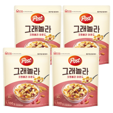 포스트 그래놀라 크랜베리 아몬드, 1.1kg, 4개
