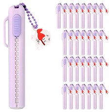 ii GEN 一正 迷你鑰匙圈滑動橡皮擦, 紫色, 30個