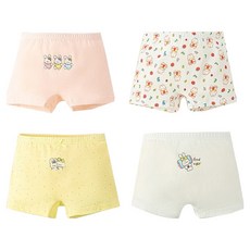 女童用晚安四角內褲4件組