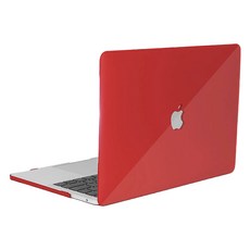 Wieniz 水晶Logo鏤空MacBook保護殼 M2 M3 A2941 A3114 WZHMC-0028W, 1個, 酒紅色