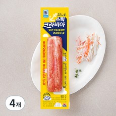대림선 크라비아스틱 맛살, 60g, 4개