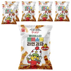 베이비스타 크리스피 라면과자 도데카이, 65g, 6개