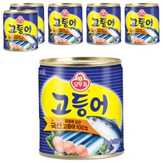 오뚜기 고등어, 6개, 280g
