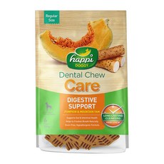 happi DOGGY 纖嚼 無穀健齒棒 犬用 M號 消化加持, 南瓜 + 山藥, 150g, 1包