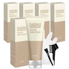 DASHU 男性蛋白質柔順直髮膏組, 5組, 100ml
