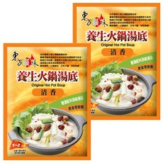 東方韻味 火鍋湯底 清香, 45g, 2包